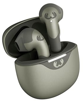 Fresh 'n Rebel Twins Blaze Bluetooth Earbuds In Ear with Wind Noise Cancelling, Wireless Earphones with Bluetooth 5.3, with ENC Microphone, IPX4 splashproof, 32 hours playing time (Dried Green)