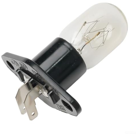 20W Glass Microwave Bulb 250V 2A, Compatible with Various Ovens