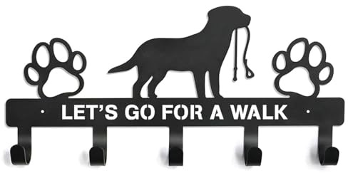 Hundeleinenhalter – Haken zum Aufhängen an der Wand | Wandhaken | Aufbewahrung von Gegenständen im Freien | dekorativer Haustier-Kleiderbügel | Wandhaken für Hunde im Freien