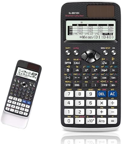 ADDLIVE FX-991EX Scientific Calculator, Engineering Calculator Scientific with 552 Functions, 10+2 Digits Written Display, Portable Scientific Calculator for Students,Teachers,Office,Business (Black)