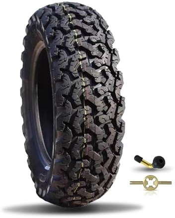 120/70-12 Rollertubeless-Reifen Offroad, 120/70/12 6PR Tragindex 56J, 120 70 12 Robuster 12-Zoll-TL-Reifen für E-Roller Moped Vorne Hinten