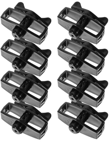 Ciieeo Tendeur de Câble Électrique pour Fil de Clôture, Kit 8 Pièces en Métal Noir, Outil de Tension Portable pour Clôtures Agricoles et Jardin, Tendeurs Robustes pour Câble Métallique
