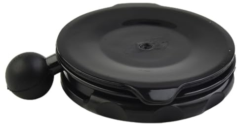 WheatThrive Supporto per GPS da auto, supporto a ventosa per TomTom Go Live 800 825, Start 20 25 60, Via 100-1600 Series, nero