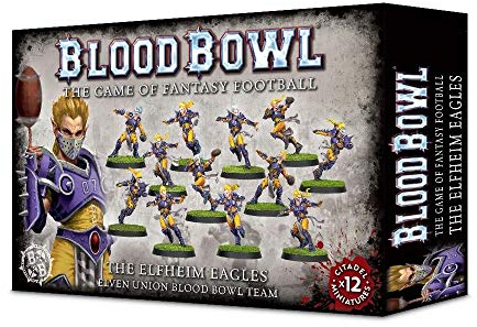 GAMES WORKSHOP 99120999003 The Elfheim Eagles Blood Bowl Team Miniature, Grau