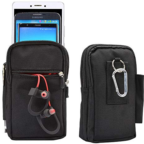 jbTec Handy Gürteltasche Herren Tasche/Handytasche Sport - 190x110x40mm - Nylon, Farbe:Schwarz
