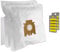 PakTrade 10 Air Fresheners + 10 Vacuum Cleaner Dust Bags For Miele CAT & DOG TURBO 5000 - S5261
