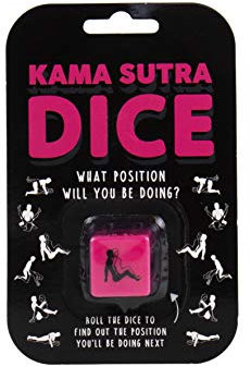 GR Gift Republic GR452065 Sex Dice Kama Sutra Würfel, Kunststoff, rose, Einheitsgröße