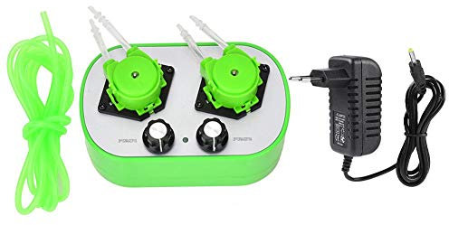 Bomba peristáltica, G628-2 Bomba peristáltica pequeña en miniatura Bomba autocebante automática 100-240V((4~18ml/min)*2 (G628-2-1))
