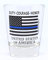 Schnapsglas mit USA-Flagge, dünn, Blau