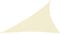 vidaXL Toldo Parasol Lona Protector Solar Sombra de Patio Jardín Terraza Balcón Parque Exterior de Vela Triangular de Tela Oxford Crema 3x4x5 m