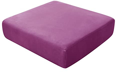BXFUL Copriseduta Divano Copri Elastico Cuscini Seduta Sedie Arredamento Copricuscini Coprisedie Telo Impermeabile Coprisedia Cuscino Elasticizzato Copricuscino Divani (Grande 2 Posti,Viola)
