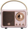 Retro-Bluetooth-Lautsprecher, Vintage-Lautsprecher mit altmodischem klassischem Stil, lauter Lautstärke, Bluetooth 5.0 kabellose Verbindung, unterstützt TF-Karte, U-Disk und AUX-Audio-Eingang (Rosa)