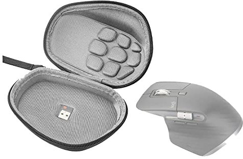 Fututech Sac de Rangement Rigide pour Logitech MX Master 3 Etui de Transport Housse de Protection pour Souris sans Fil Boîte Boîtier Anti-déformation Anti-Rayures Accessoire Informatique