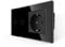 JIMEIDA Steckdose mit Lichtschalter Schwarz, Glas Touch Lichtschalter mit Schuko Steckdose Unterputz, 2-Fach 1-Poliger Wandschalter mit Status-LED, 500 W/Fach