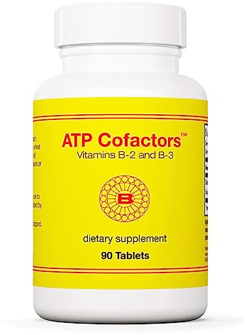 Optimox, ATP Cofactors, with Riboflavin (B2) and Niacin (B3), High Strength, 90 Vegan Tablets, Vegetarian, Gluten-Free, Soy-Free, Non-GMO