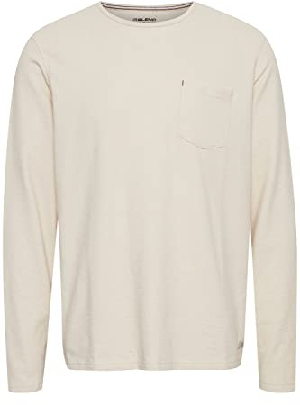 Blend BHLongsleeve Herren T-Shirt Kurzarm Shirt Rundhals-Ausschnitt