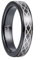 Corato 4mm Wolframcarbid Ring mit Keltischer Drache Inlay Schwarz Hochzeit Verlobung Ring für Herren Damen Hoch Poliert Größe 57(18.1)
