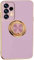 Knoowcase for Samsung Galaxy A54 5G Case Silicone Rotatable Stand Ring Shockproof TPU Bumper Case Full Protective Slim Fit Back Case for Samsung A54 5G, Purple
