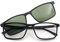 DE TOMASO 527 Occhiali da Lettura, Nero-Lenti Verdi, (+1,50) Unisex