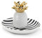 Lynagert Weißer Ananas-Ringhalter für Schmuck, Keramik-Schmuckhalter, Schmuckablage für Ringe, Ohrringe, Halsketten, Organizer, Weihnachten, Geburtstag, Brautjungfer, Mädchen, Freunde