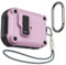 SURPHY Armor Case for AirPods Pro 2 & Pro, with Keychain & Lanyard - Shockproof Rugged Protective Case (Lock Purple)