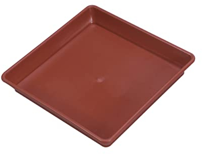 Yardwe 10 Pezzi Quadrati. Vassoio Di Di Sottovaso 45x45 Base Del Vassoio Piccoli Contenitori Sottovasi Quadrati Vassoio Di Pentola Piattini Per Fioriere Quadrato Piccolo Vaso Di Fiori
