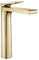 Rea SOUL GOLD RUBINETTO LAVABO ALTO Miscelatore da bagno in ottone Rubinetto monocomando per lavabo caldo e freddo regolabile (Oro chiaro)