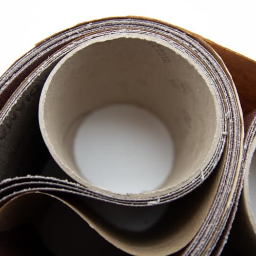 Holzprofi - Lot de 3 bandes abrasives en lin - 2260 x 150 mm - Pour ponceuse à bande et ponceuses - Pour ponceuse, limer, affûter et dérouiller - (K120L)