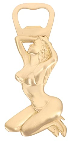 BESTonZON Beauté Décapsuleur Dames Cadeaux Électrique Ouvre- De Vin Porte-Clés En Métal Fille Nue Décapsuleur Femmes Poche Ouvre Dame Ouvre Dame Conception
