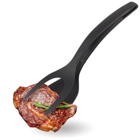 QHFalashbuy 2 en 1 Espátula con Mango Abatible,Espátula De Silicona,Antiadherentes de Espátula de Cocina para Cocinar Huevos,Steak,Tortitas