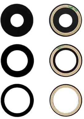 ZAMAN 1 Set Rear Back Camera Lens Glass Replacement for iPhone 14 Pro and iPhone 14 Pro Max + Pre-installed Adhesive