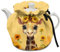 HELLHERO Housse de théière isotherme confortable pour théière et théière - Motif tournesol et girafe - Pour la maison, l'hôtel, la cuisine