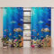 PETTI Artigiani Italiani - Tende a Pannelli per Interno con Anelli 2 Pezzi 140x280cm, Tenda Camera da Letto e Soggiorno Oscuranti Isolanti e Moderne, Acquario, 100% Made in Italy