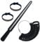 Baxcdyswe 4 Stück Ringgrössenmesser Set, Ringmesser Finger, Ring Sizer, Ringgrössenmesser Deutsche Größen, Kunststoff-Ringmaß und Ringdorn for Measuring Ring Diameters, Size Standard UK, EU, USA