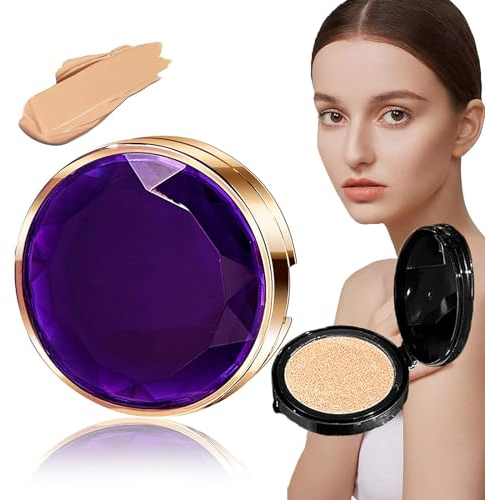 Soft Matte Cream Concealer, Full Coverage, Cushion Foundation Concealer, Soft Matte Cream Concealer, Concealer Full Coverage Moisturizing Contour and Brighten for All Skin Types (Natural color)