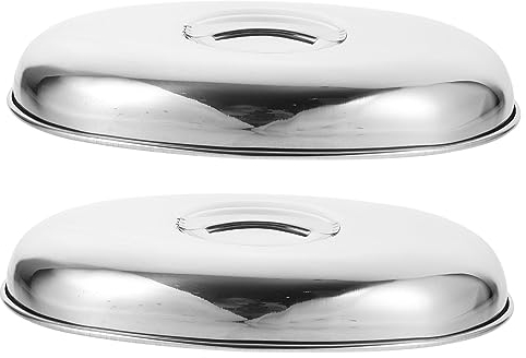 Alipis Suministro De Cocina Cubierta Anti Salpicaduras Cubierta De Acero Inoxidable Para Bistec Cúpula De Fusión De Queso Cubierta De Cubierta De Alimentos Para El Hogar Tapa De