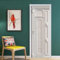 3D Door Stickers White 3D Frame 77 X 200 Cm Room Bathroom Door Removable Vinyl Stickers Decorative Posters Waterproof Mural Poster Scene - Children's Room Boys and Girls Room Door Photo 0