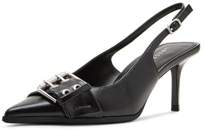 Madden Girl Damen Rowaan Pumps, Schwarz glänzend, 39 EU