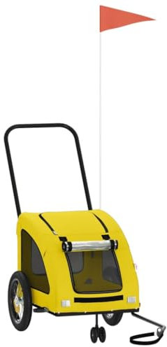 vidaXL Fahrradanhänger Hund Fahrradanhänger Hunde Radanhänger