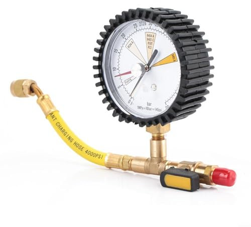 LVYXON Stickstoffdruckprüfer, Klimaanlage Kühlung Stickstoff Druckprüfer Messgerät für Klimaanlage Druckprüfung