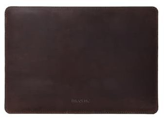 INCARNE Laptop Leather Case - MacBook Air 15 inch Sleeve - Compatible with MacBook Air 15 M2 A2941, Brown