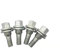 JJRFVBGT Bullone della Ruota Compatibile con Peugeot 1007 106 2008 206 207 208 3008 301 307 308 408 406 508 607 4 Pezzi Bulloni per Ruote Auto Borchie 540567 Copriruota Copricerchi Dado Mozzo
