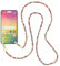 Equilibrium Beaded Mobile Phone Lanyard Long Body Secure Strap - Aqua, Black or Multicoloured (Multicolour)