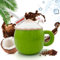 Tasse mit Deckel und Strohhalm - Lustige Tassen Kokosnuss Kaffeetassen Witzige Teetassen Keramik Trinklernbecher Kaffeebecher Porzellan Coffee Cup Geschenk für Frauen Freundin Mugs Bürotasse 430ml