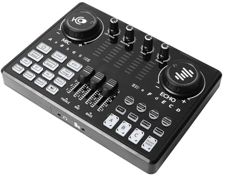 Soundmixer 48 V Großer Membran -Sound -Sound -Sound -Sound -Sound -Board -Plug -and -Play für Musikaufnahmen und Live -Streaming