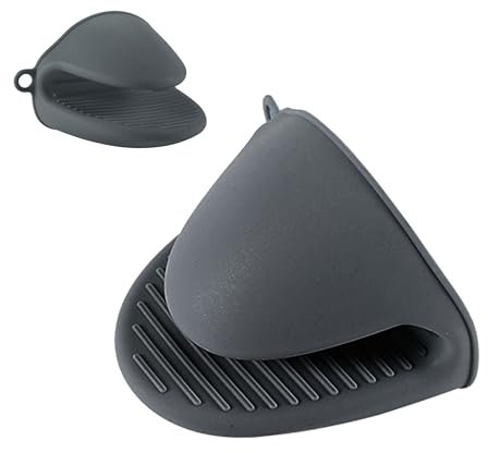**fKiZanthene Silicone Oven Mitt** - 230°C Heat Resistant for Air Fryer, BBQ & Baking