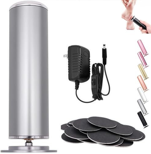 Fussweich, Fuss Weich 2.0, Pediküre Set Fußpflege, FüR Frauen & MäNner Tote Rissige Harte Haut, Hornhaut Entferner (Silber)