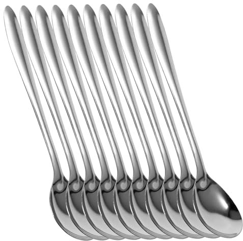 ABOOFAN 100pcs Coffee Spoon Stainless Steel Stirring Spoon for Restaurant Cafe