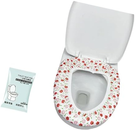 100Pcs Travel Friendly Single Uses Toilet Seat Covers for Pregnant Women and Hygiene Sensitive Users in Public Space Nonwoven Toilet Seat Covers