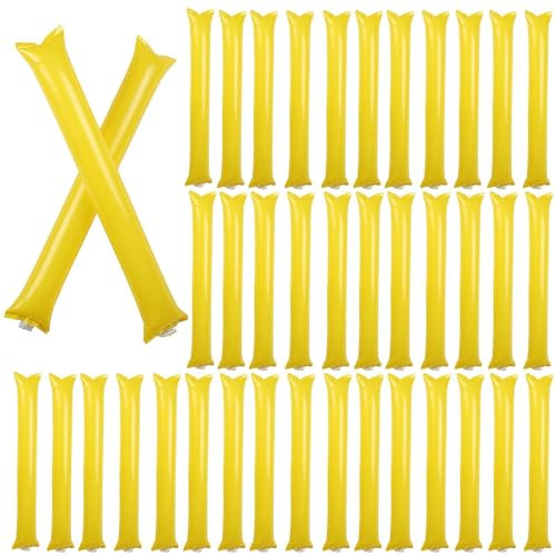 Generisch Cheer Sticks Noise Maker - Inflatable Hand Clapper Stadium Thunder Sticks, Sports Fan Raly Tools, Party Celebration Accessories, Event Crowd Amplifier | Football Game Support Gear, Wedding
